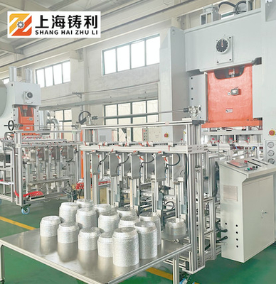 H Frame Aluminium Food Container Machine Hydraulic