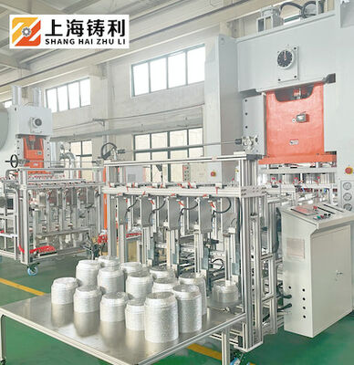 Servo Driven H Frame Hydraulic Press for Aluminium Food Container Production 18KW
