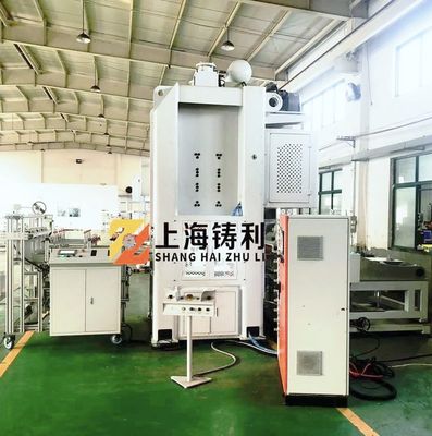 CE Aluminium Foil Box Making Machine 7.5M 1000MM Aluminium Foil Container Making Business