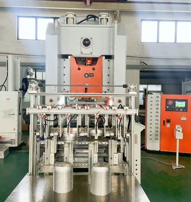 Fully Automatic Aluminium Foil Container Making Machine 12000KG Aluminum Foil Box Making Machine