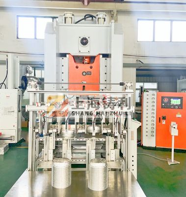 3phase Aluminum Foil Making Machine Foil Box Aluminum Foil Food Container Machine  Smc Pneumatic