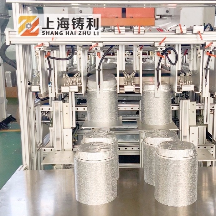 40 time/min Aluminium Foil Food Container Making Machine Silver Foil Container Machine